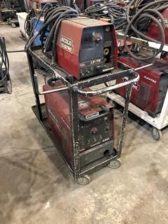 Lincoln Electric Flextec 450 Mig Welder w/ Lincoln Electric LF-72 Feeder.