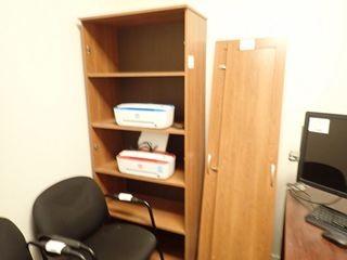 Enclosed Storage Cabinet- Doors Removed. 