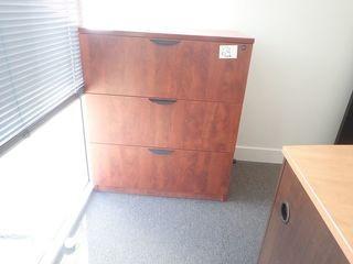 Lateral 3-Drawer File Cabinet. 
