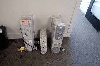 Lot of 3 Electric Heaters.