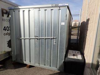 Steel 160"x80"x82" Collapsible Lockable Storage Container.