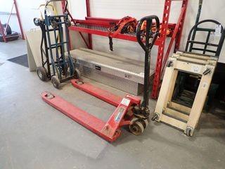 Westward 2,000Kgs Pallet Jack.  **BEING USED FOR LOADOUT. CANNOT BE REMOVED UNTIL 3PM OCT. 30/18**
