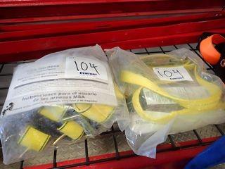 Lot of MSA Safety Harness and Lanyard. **NEW AND UNUSED**