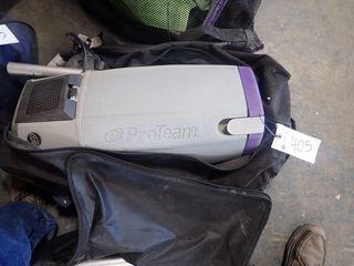 ProTeam SuperCoach Pro6 Hepa Level Filtration Backpack Vacuum Systems /w Bag. 