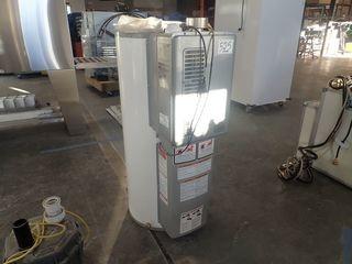 Lot of Rinnai RH180 Tankless 91,300BTU Water Heater w/ Rinnai RH180N 33 gallon 91,300BTU Water Heater.