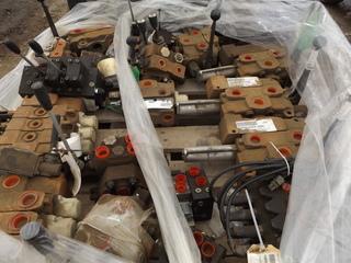 Pallet of Assorted Hydraulic Valves