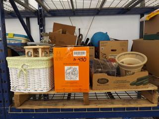 A Pallet of Misc House Hold Items