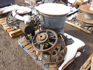 Lot of Hydraulic Wire Spool Machine