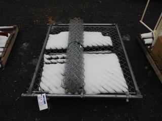 Lot of Chain Link Gate 56'' x 47'' 
