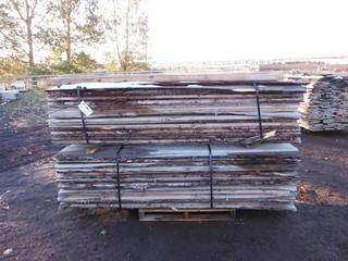 Pallet of Rough Cut Lumber 97'' x 15''