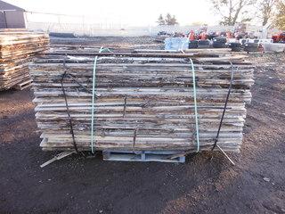 Pallet of Rough Cut Lumber 8' x 11''