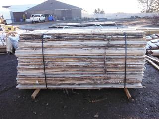 Pallet of Rough Cut Lumber 8' x 1'