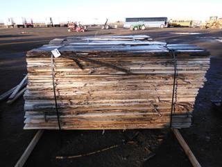Pallet of Rough Cut Lumber 8' x 1'