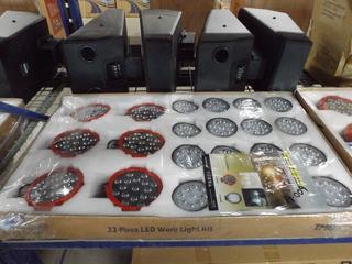 New 22 Pcs. LED Work Light Kit