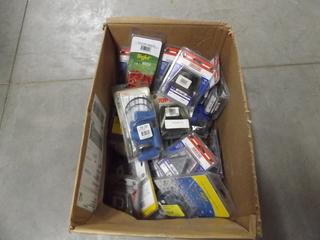 Box of Misc. Cutting Blades, Spray Tips & Kit of Super Rollers