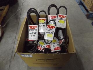 Box of Misc. V-Belts