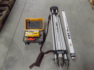 CST/Berger Automatic Level, Tripod & Measuring Stick
