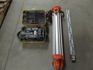 Laster Level, Tripod & Measuring Stick