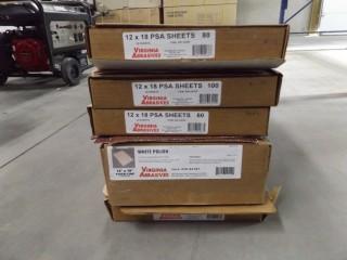 Lot of Virgina Abrasives Floor Sanding 12x18 & Floor Maintenance Pads