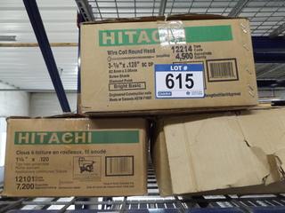 (3) Boxes of Roofing Nails Wire Coil Round Head