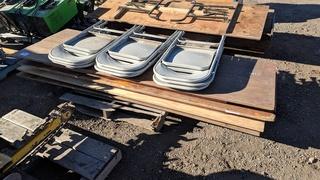 Quantity of 96"x32" Wood Folding Tables & Quantty of Steel Folding Chairs