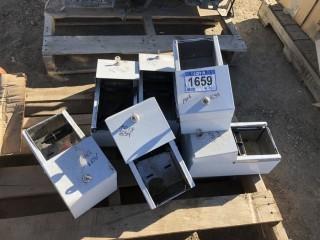 Lot of Stainless Steel Toilet Paper Holders
