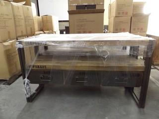 Shelving Unit c/w Drawers 56"x16"x31"