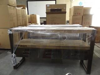 Shelving Unit c/w Drawers 56"x16"x31"