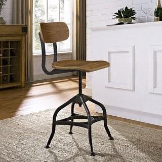 Modway Adjustable Height Swivel Dining Stool FOW3039)