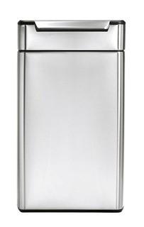 Simplehuman- 40L - Slim Touch-bar Can - Stainless Steel