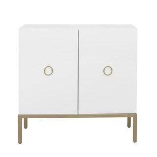 Langley Street Metal Base Accent Cabinet (LGLY6686) - White