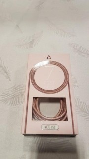 Native Union Micro USB 7 foot charging cable - Pink