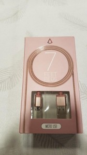 Native Union Micro USB 7 foot charging cable - Pink