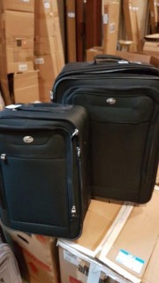 American Tourister - Compass - 2pc Set - Blk - 24" & 20" - "as-is" Luggage