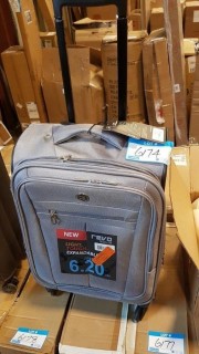 Revo Tech Lite 20" Silver Soft Sided - Spinner Luggage