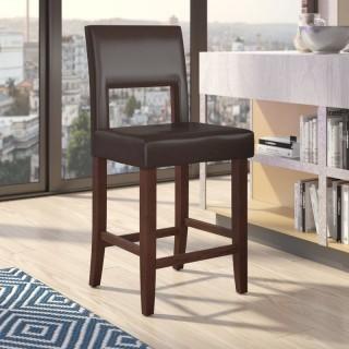 Brayden Studio Matos Bar & Counter Stool (BRSD3505_15375687_32685257) - Espresso