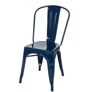Glitzhome Vintage Side Chair (GLHO1315_19777485) - Navy - Set of 4