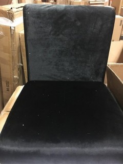 Side Chair - 63466.00BLK Velvet - Set of 2
