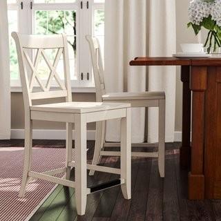 Laurel Foundry Modern Farmhouse 25.63 Bar Stool (LRFY1946_19182247) - Vanilla - set of 2