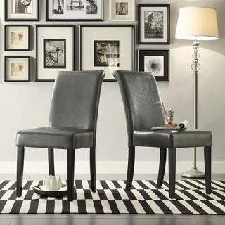 Alcott Hill Gault Parsons Chairs (ACOT3847_21187409) -Dk. Brown - Set of 2