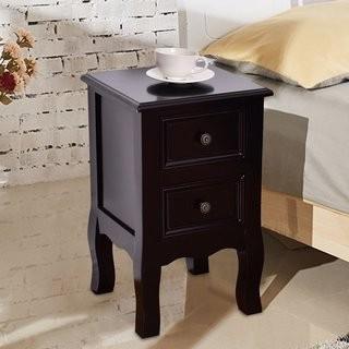 Winston Porter Vandalia 2 Drawer Nightstand (CSWY1448_32238727) - Blk
