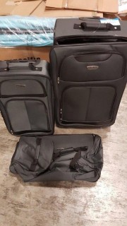 Prodigy 4pc Soft Sided Set - Dk. Grey