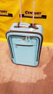 American Tourister Soft Sided Pull Along - Teal Color 19" Carry On 