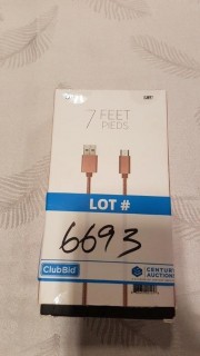 Native Union Micro USB 7 foot charging cable - Pink