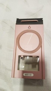 Native Union Micro USB 7 foot charging cable - Pink