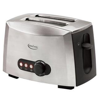 Betty Crocker 2-Slice Multi-Function Toaster in Stainless Steel-29300043