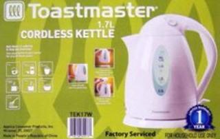 Toastmaster TEK17W 1.7L KETTLE