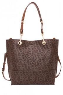 CALVIN KLEIN MONO REVERSIBLE - Brown