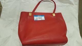 Ralph Lauren Ladies Handbag - Red - Screw missing on Strap