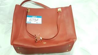 Ralph Lauren Ladies Handbag - Red - Screw missing on Strap